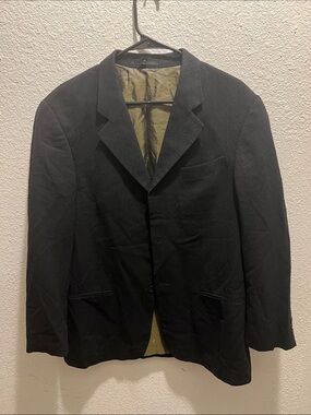 Men's Black Sport Coat Blazer - Classic Tailored Fit